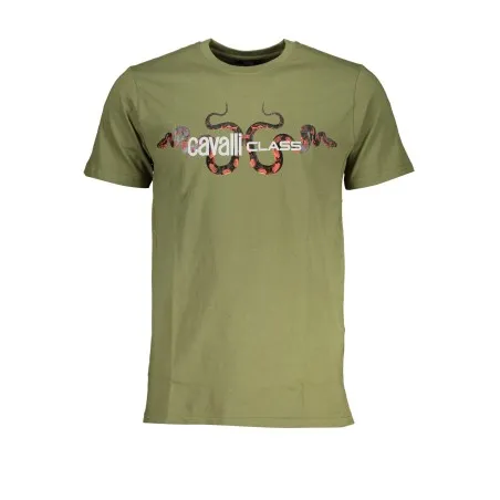 T-SHIRT MANCHES COURTES HOMME CAVALLI CLASS VERT - CAVALLI CLASS