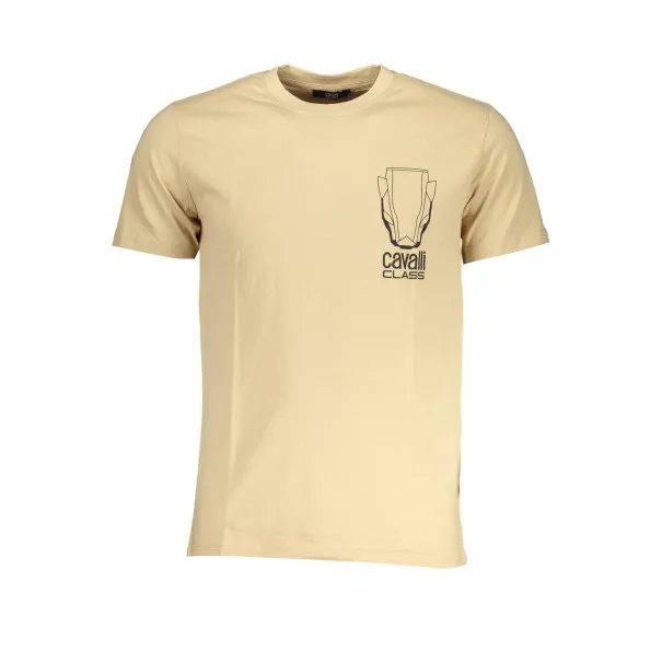T-SHIRT MANCHES COURTES HOMME CAVALLI CLASS BEIGE - CAVALLI CLASS