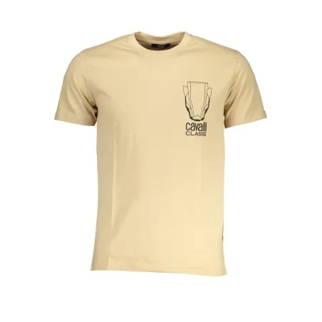 T-SHIRT MANCHES COURTES HOMME CAVALLI CLASS BEIGE - CAVALLI CLASS