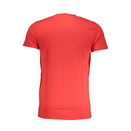CAVALLI T-SHIRT MANCHES COURTES HOMME CLASS ROUGE - CAVALLI CLASS