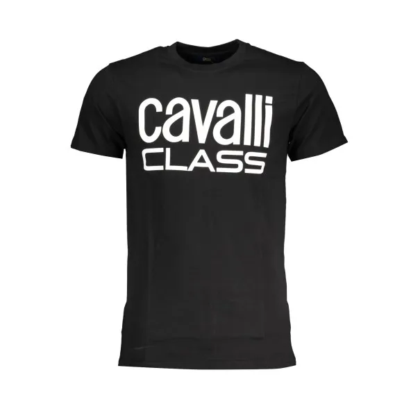 T-SHIRT À MANCHES COURTES HOMME CAVALLI CLASS NOIR - CAVALLI CLASS