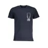 T-SHIRT MANCHES COURTES HOMME CAVALLI CLASS BLEU - CAVALLI CLASS