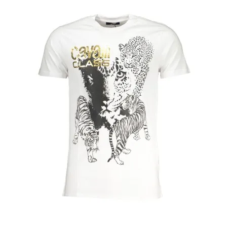 T-SHIRT MANCHES COURTES HOMME CAVALLI CLASS BLANC - CAVALLI CLASS