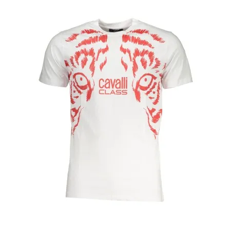 T-SHIRT MANCHES COURTES HOMME CAVALLI CLASS BLANC - CAVALLI CLASS