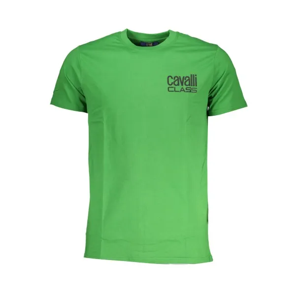T-SHIRT MANCHES COURTES HOMME CAVALLI CLASS VERT - CAVALLI CLASS
