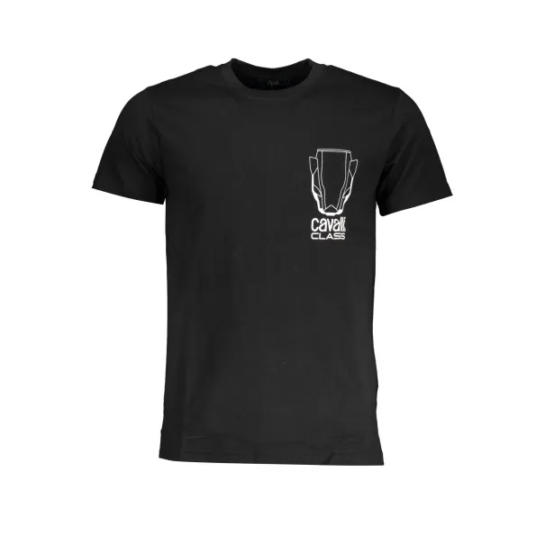 T-SHIRT À MANCHES COURTES HOMME CAVALLI CLASS NOIR - CAVALLI CLASS