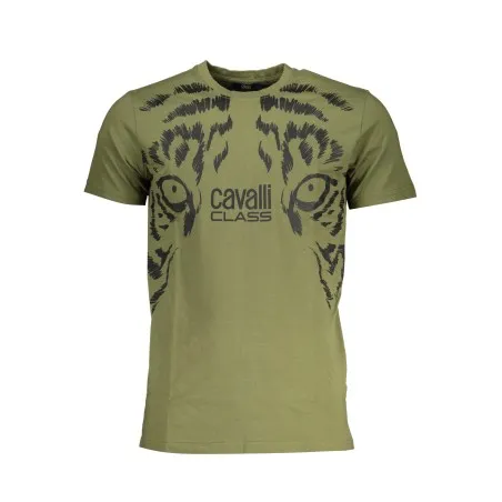 T-SHIRT MANCHES COURTES HOMME CAVALLI CLASS VERT - CAVALLI CLASS