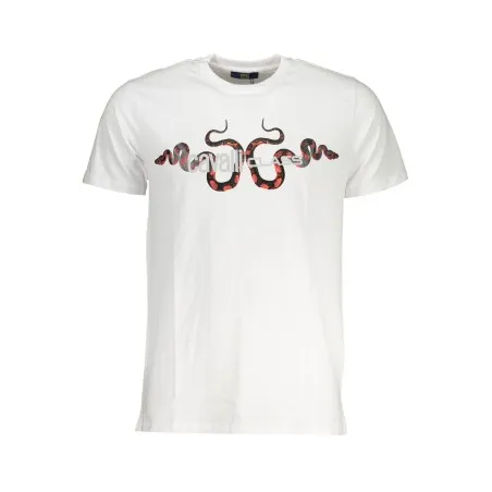 T-SHIRT MANCHES COURTES HOMME CAVALLI CLASS BLANC - CAVALLI CLASS