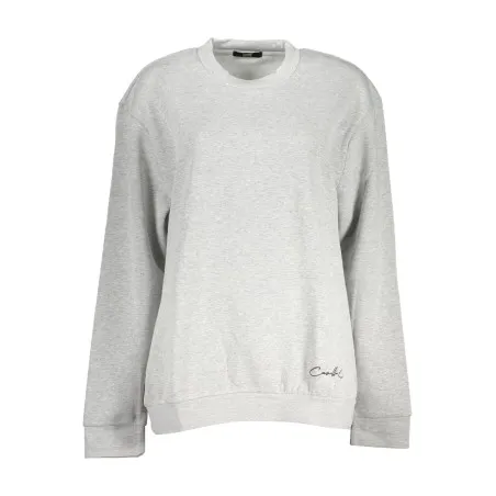 SWEAT-SHIRT SANS FERMETURE ÉCLAIR GRIS POUR FEMME CAVALLI CLASS - CAVALLI CLASS