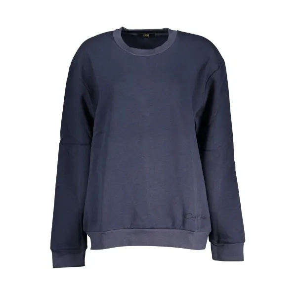 CAVALLI SWEAT-SHIRT SANS FERMETURE FEMME CLASS BLEU - CAVALLI CLASS