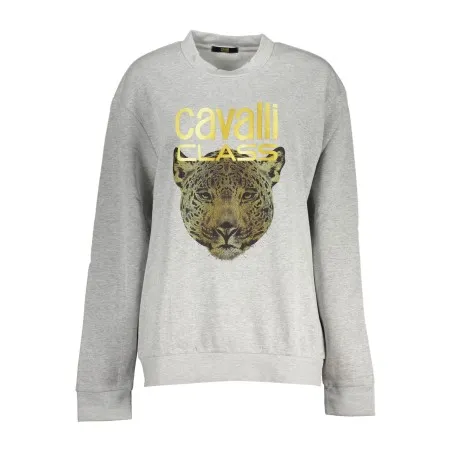 SWEAT-SHIRT SANS FERMETURE ÉCLAIR GRIS POUR FEMME CAVALLI CLASS - CAVALLI CLASS