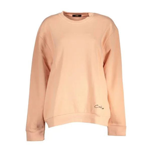 SWEAT-SHIRT FEMME CAVALLI CLASS ROSE SANS ZIP - CAVALLI CLASS