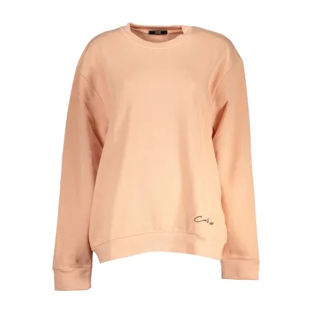 SWEAT-SHIRT FEMME CAVALLI CLASS ROSE SANS ZIP - CAVALLI CLASS