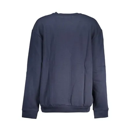 CAVALLI SWEAT-SHIRT SANS FERMETURE FEMME CLASS BLEU - CAVALLI CLASS