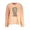 SWEAT-SHIRT FEMME CAVALLI CLASS ROSE SANS ZIP - CAVALLI CLASS
