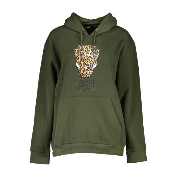 SWEAT-SHIRT SANS FERMETURE FEMME CAVALLI CLASS VERT - CAVALLI CLASS