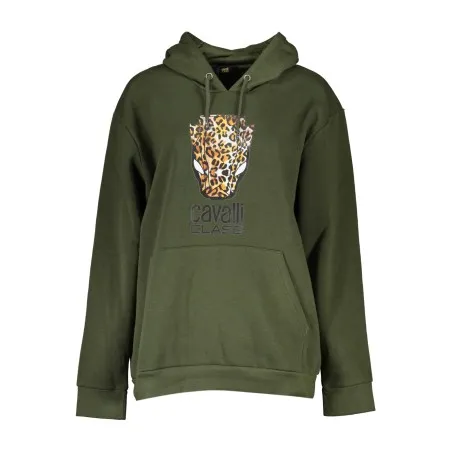 SWEAT-SHIRT SANS FERMETURE FEMME CAVALLI CLASS VERT - CAVALLI CLASS