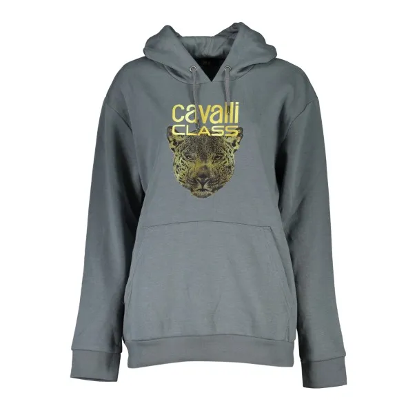 SWEAT-SHIRT SANS FERMETURE ÉCLAIR GRIS POUR FEMME CAVALLI CLASS - CAVALLI CLASS