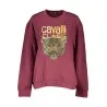 SWEAT-SHIRT FEMME CAVALLI CLASS SANS ZIP VIOLET - CAVALLI CLASS