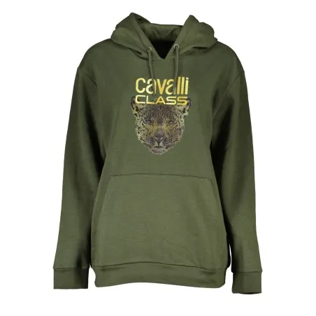 SWEAT-SHIRT SANS FERMETURE FEMME CAVALLI CLASS VERT - CAVALLI CLASS