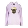 SWEAT-SHIRT FEMME CAVALLI CLASS SANS ZIP VIOLET - CAVALLI CLASS