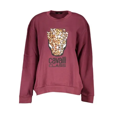 SWEAT-SHIRT FEMME CAVALLI CLASS SANS ZIP VIOLET - CAVALLI CLASS