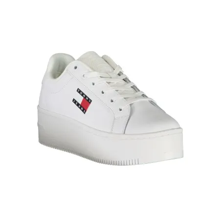 CHAUSSURES DE SPORT POUR FEMMES TOMMY HILFIGER BLANCHES - TOMMY HILFIGER