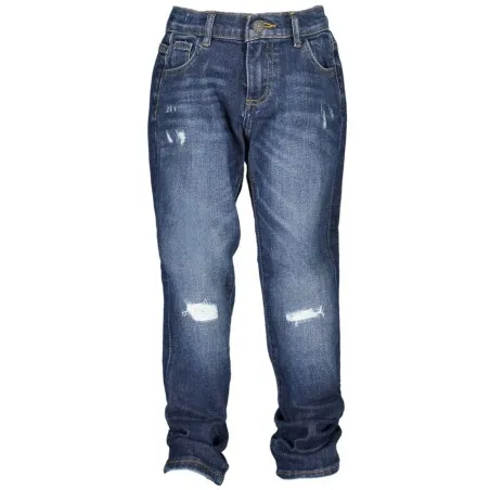 GUESS JEANS JEAN EN DENIM POUR ENFANT BLEU - GUESS JEANS
