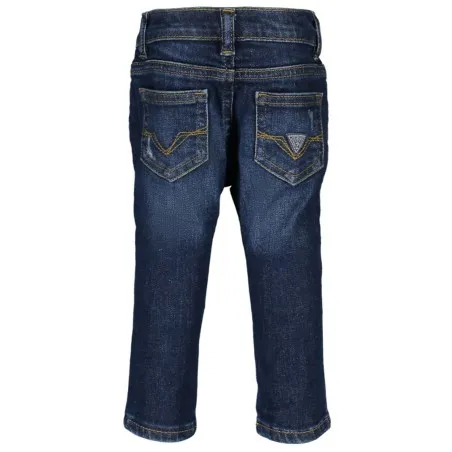 GUESS JEANS JEAN EN DENIM POUR ENFANT BLEU - GUESS JEANS