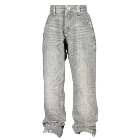 GUESS JEANS JEAN EN DENIM GRIS POUR ENFANT - GUESS JEANS