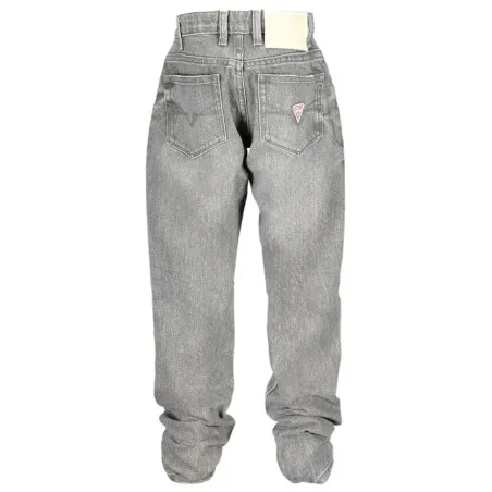 GUESS JEANS JEAN EN DENIM GRIS POUR ENFANT - GUESS JEANS