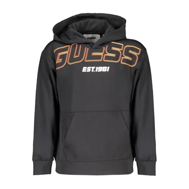 SWEAT-SHIRT GUESS JEANS SANS ZIP POUR ENFANT NOIR - GUESS JEANS