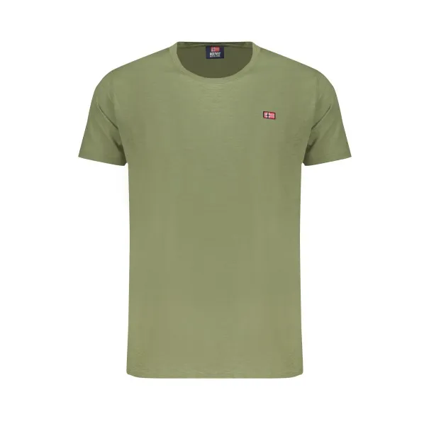 NORVÈGE 1963 T-SHIRT MANCHES COURTES HOMME VERT - NORWAY 1963