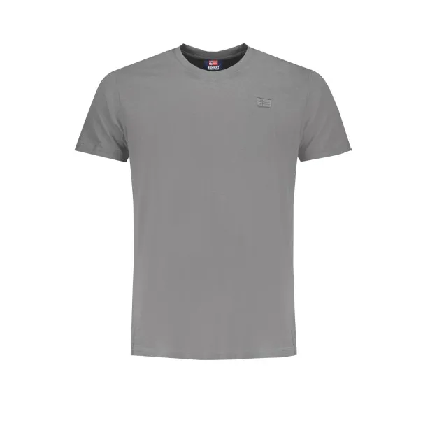 NORVÈGE 1963 T-SHIRT MANCHES COURTES HOMME GRIS - NORWAY 1963