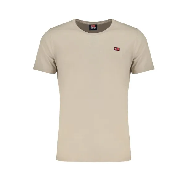 NORVÈGE 1963 T-SHIRT À MANCHES COURTES HOMME BEIGE - NORWAY 1963