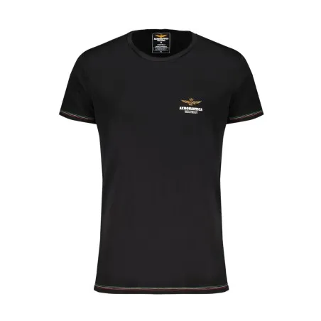T-SHIRT EXTERIEUR HOMME AIR FORCE NOIR - AERONAUTICA MILITARE