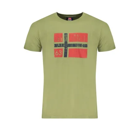 NORVÈGE 1963 T-SHIRT MANCHES COURTES HOMME VERT - NORWAY 1963