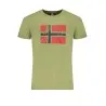 NORVÈGE 1963 T-SHIRT MANCHES COURTES HOMME VERT - NORWAY 1963