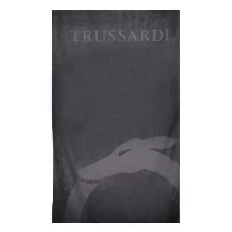 TRUSSARDI JEANS SERVIETTE DE PLAGE HOMME NOIR - Trussardi