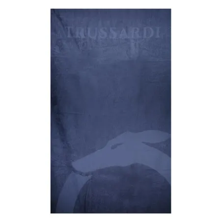 TRUSSARDI JEANS SERVIETTE DE PLAGE HOMME BLEU - Trussardi