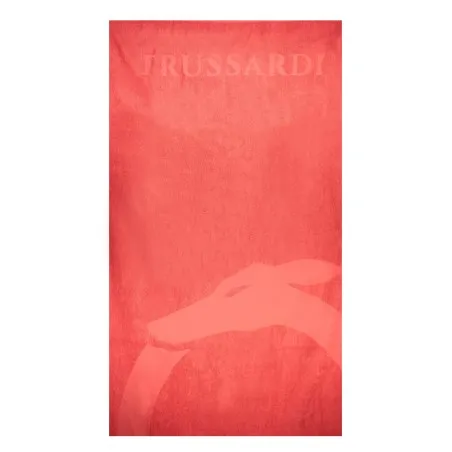 TRUSSARDI JEANS SERVIETTE DE PLAGE FEMME ROUGE - Trussardi