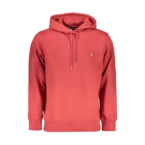 CALVIN KLEIN SWEAT-SHIRT ZIPPÉ ROUGE POUR HOMMES - CALVIN KLEIN