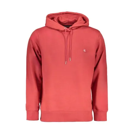 CALVIN KLEIN SWEAT-SHIRT ZIPPÉ ROUGE POUR HOMMES - CALVIN KLEIN