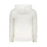 SWEAT-SHIRT ZIPPÉ BLANC CALVIN KLEIN POUR HOMMES - CALVIN KLEIN