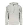 SWEAT-SHIRT SANS FERMETURE ÉCLAIR GRIS CALVIN KLEIN POUR HOMMES - CALVIN KLEIN