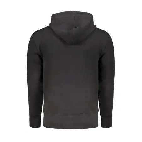 SWEAT-SHIRT ZIPPÉ NOIR CALVIN KLEIN POUR HOMMES - CALVIN KLEIN