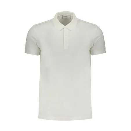 POLO BLANC À MANCHES COURTES POUR HOMMES CALVIN KLEIN - CALVIN KLEIN