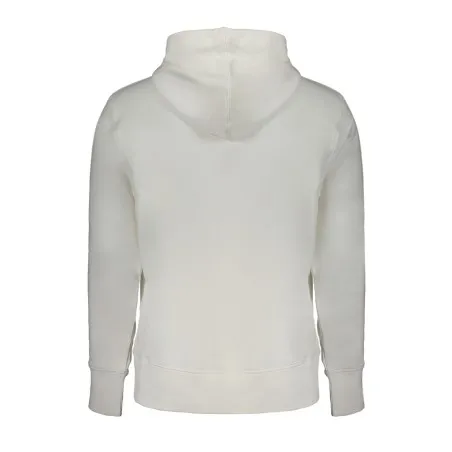 SWEAT-SHIRT SANS FERMETURE ÉCLAIR BLANC CALVIN KLEIN POUR HOMMES - CALVIN KLEIN
