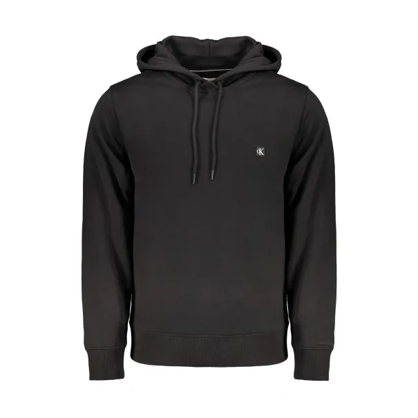 SWEAT-SHIRT SANS FERMETURE ÉCLAIR NOIR CALVIN KLEIN POUR HOMMES - CALVIN KLEIN