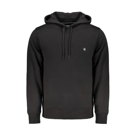 SWEAT-SHIRT SANS FERMETURE ÉCLAIR NOIR CALVIN KLEIN POUR HOMMES - CALVIN KLEIN